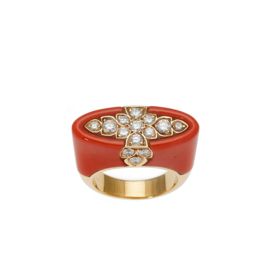 Cartier koraal ring, na 1980 4