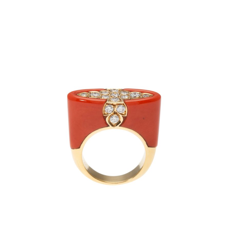 Cartier koraal ring, na 1980 3