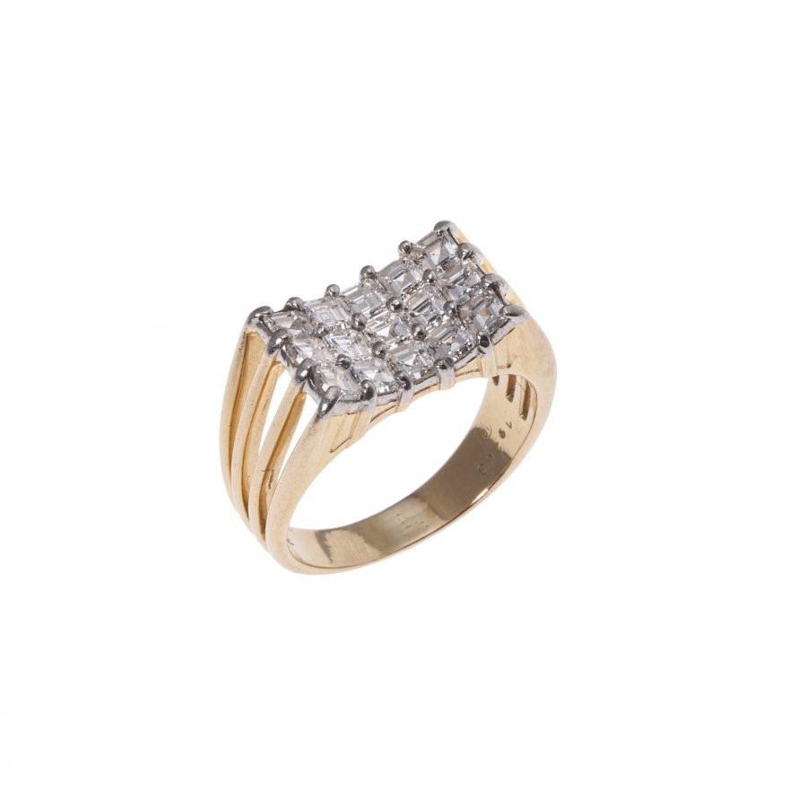 diamant ring oscar heyman 1970s