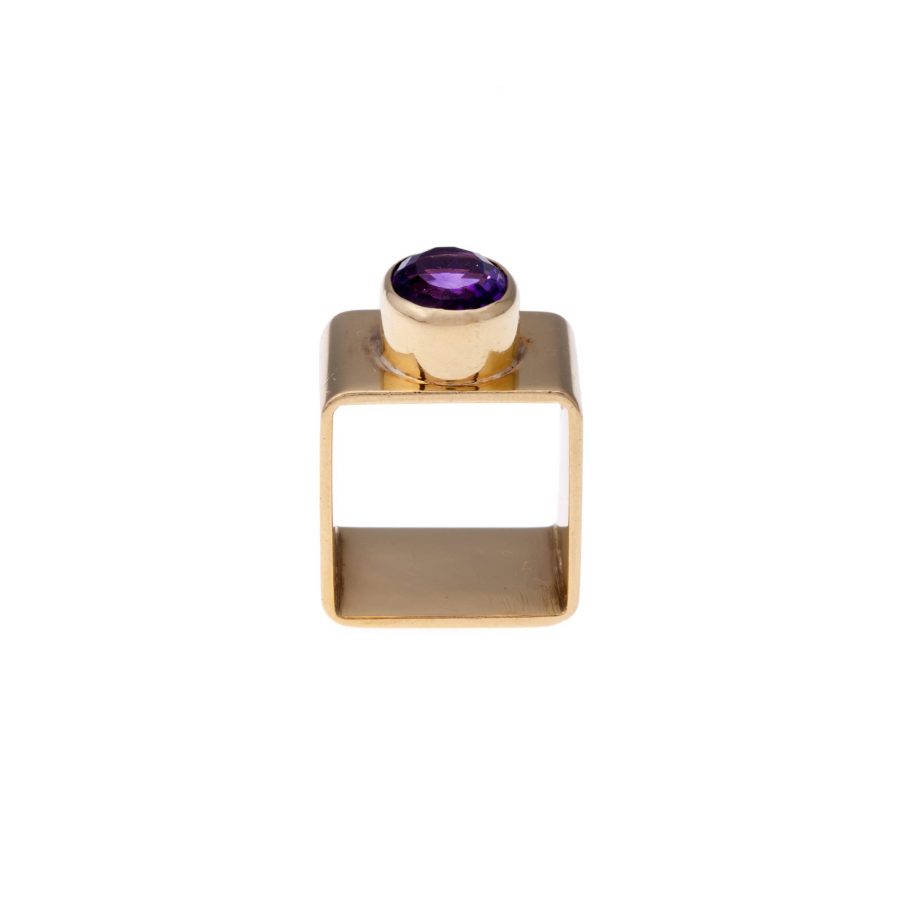 ring jean dinh van voor cartier amethist 1970s