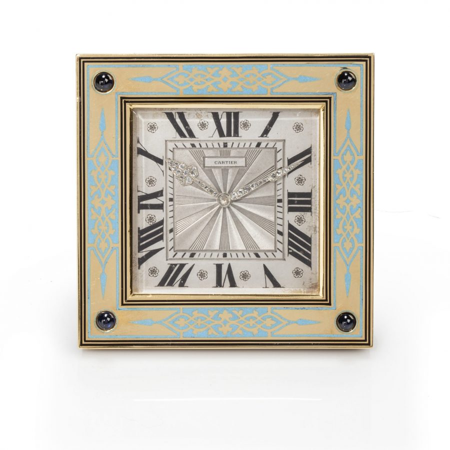 Art Deco bureauklok Cartier 1920 Art Deco bureauklok Cartier 1920