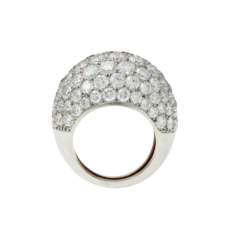 cartier robijn diamant bolle ring 1960s