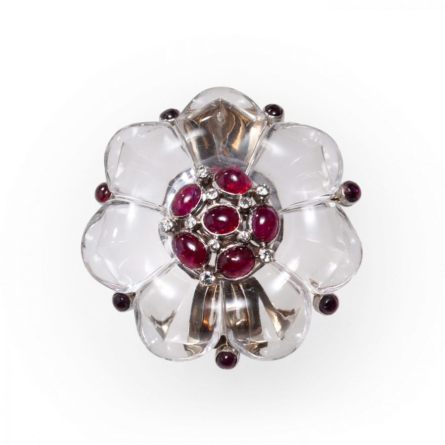 Suzanne Belperron bergkristal broche armband