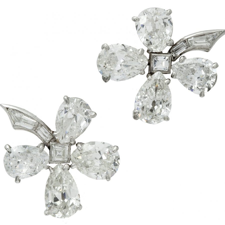 Oorbellen diamant Van Cleef & Arpels Oorbellen diamant Van Cleef & Arpels