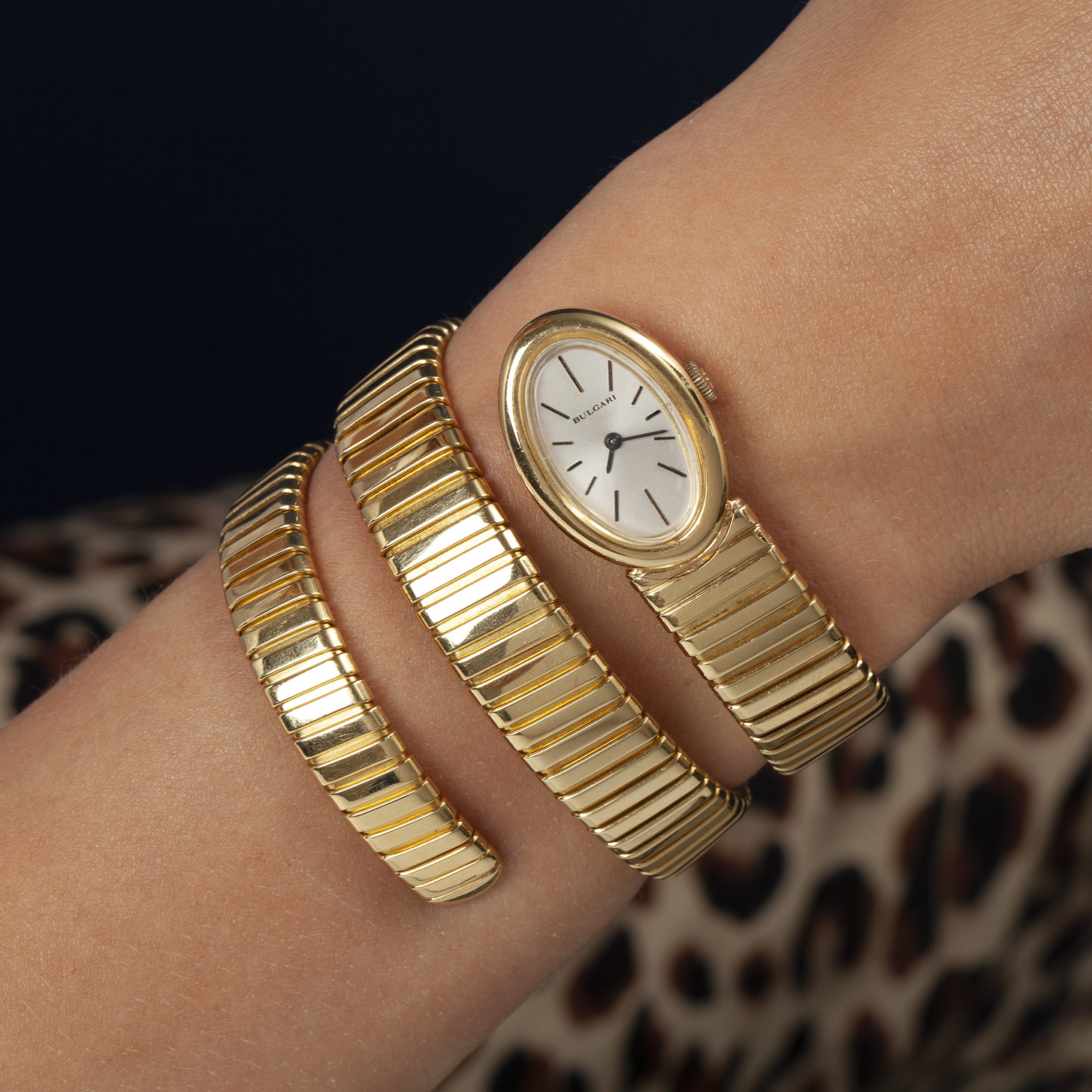 Horloge Tubogaz Serpenti Bulgari Marjan Sterk Vintage Juwelen