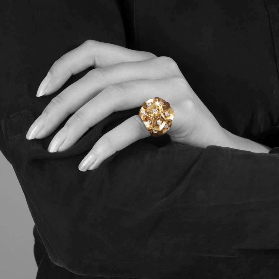 Cartier bolle ring diamant, Parijs, circa 1950