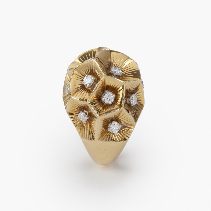 Cartier bolle ring diamant, Parijs, circa 1950
