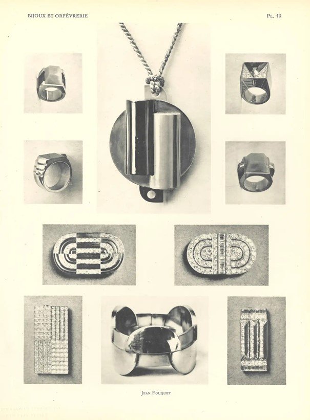armband jean fouquet parijs ca 1926 modernisme
