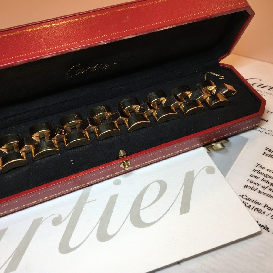 Cartier Retro Tank armband Parijs 1945