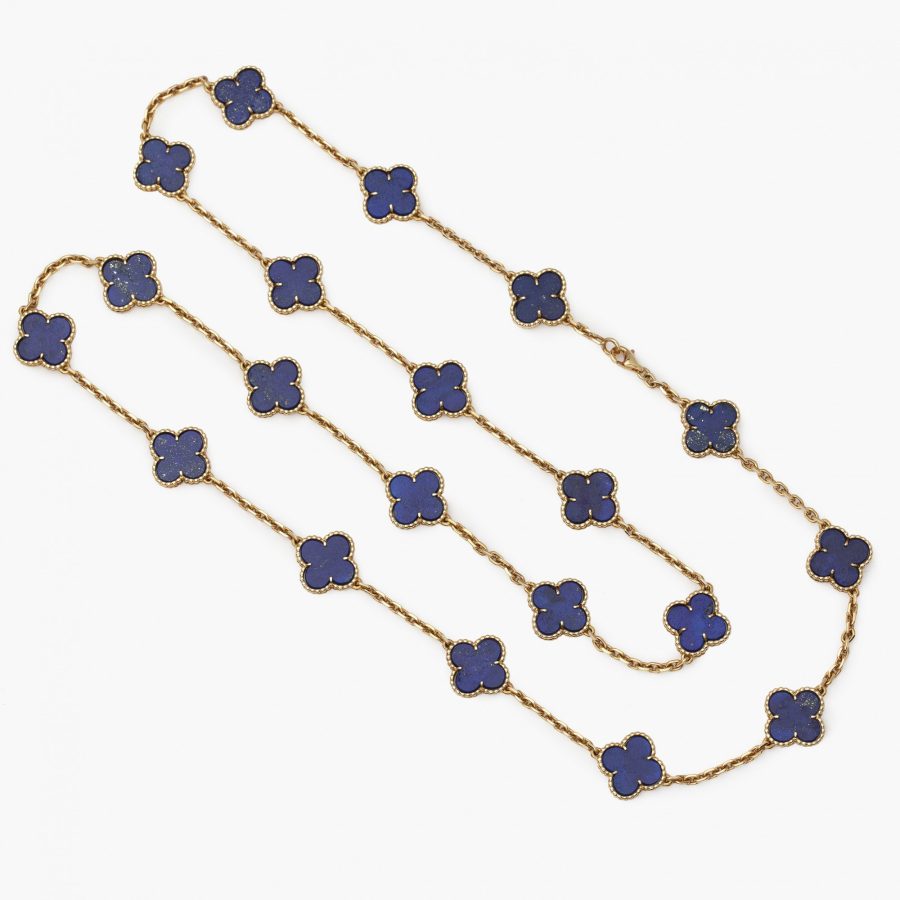 Alhambra collier lapis lazuli Van Cleef & Arpels