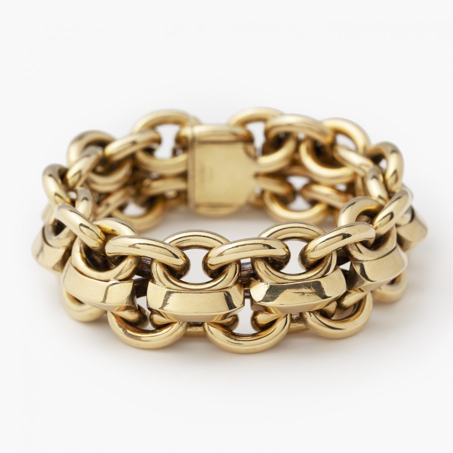 Cartier geelgouden armband vervaardigd in Parijs omstreeks 1950