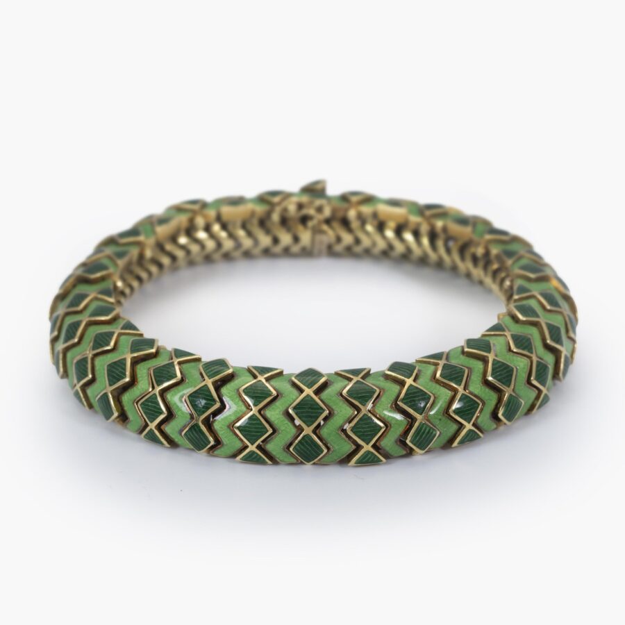 Emaille armband David Webb