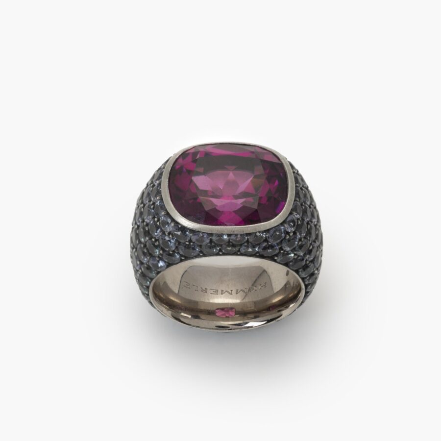 Ring paarse granaat Hemmerle